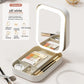 Makeup Storage Box With LED Light Mirror
